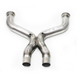 2014 5.8L Mustang GT500 3" X-Pipe Natural Stainless Steel